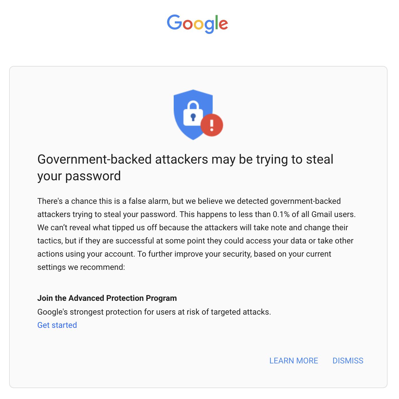 Government-backed attackers