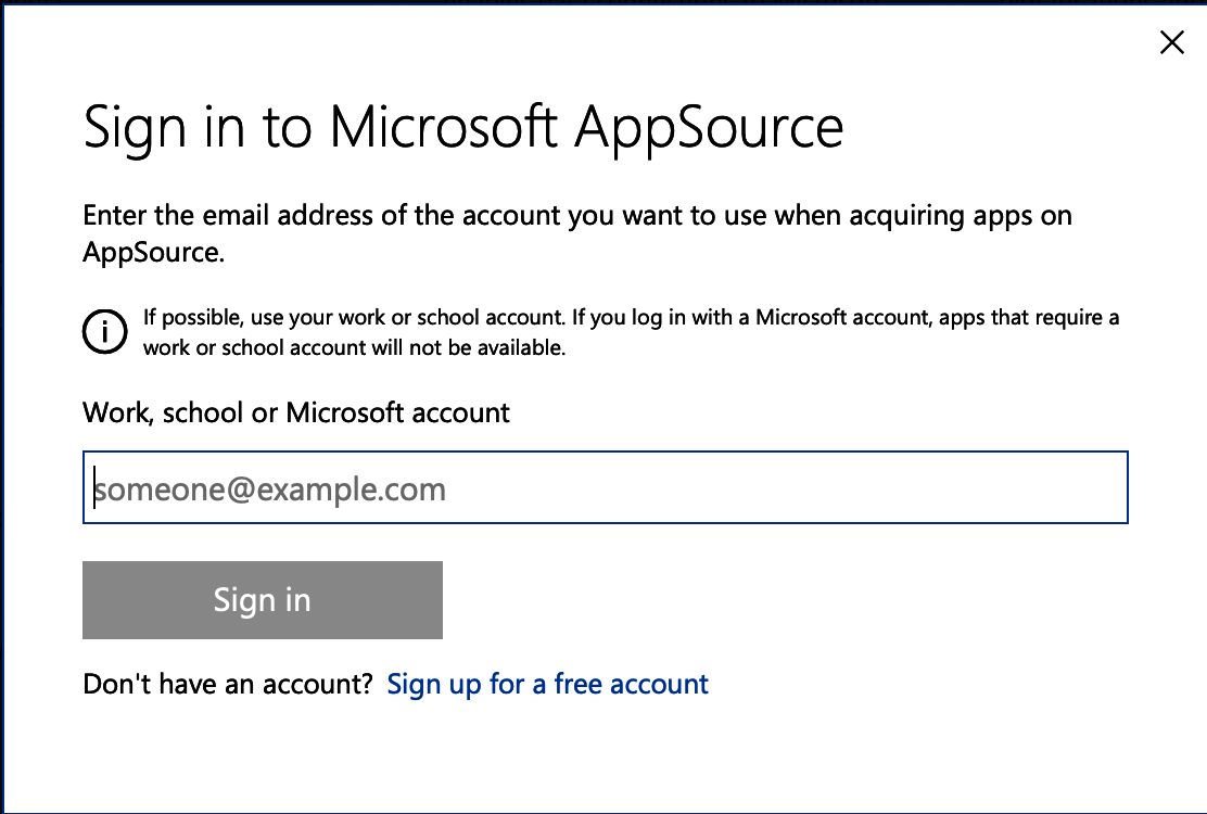 Microsoft will present a login window to understand your time of account